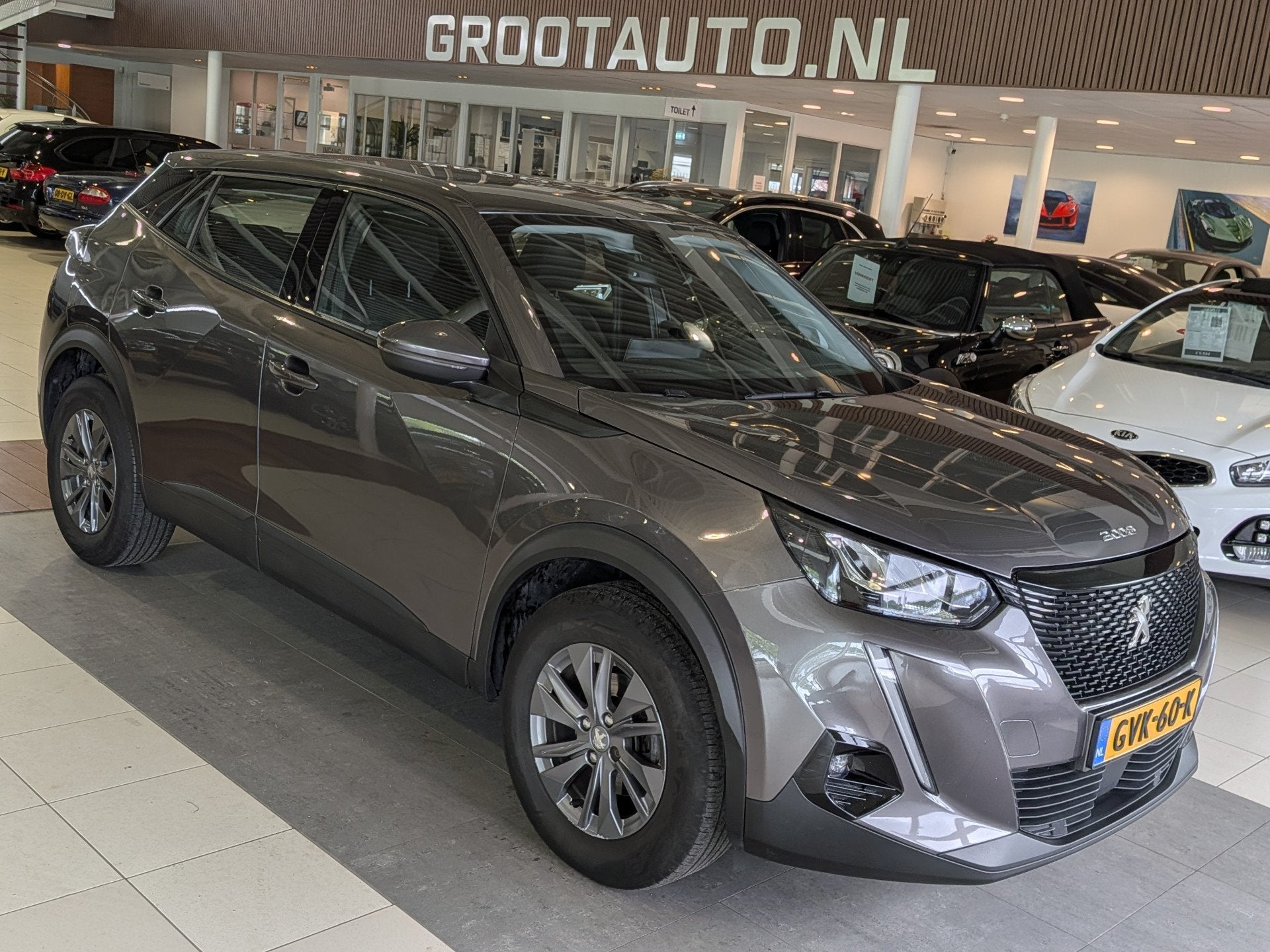 Peugeot 2008 1.2 PureTech Active Automaat Airco, Cruise Cont, Auto's, Peugeot, Stof, Gebruikt, 1199 cc, 1180 kg