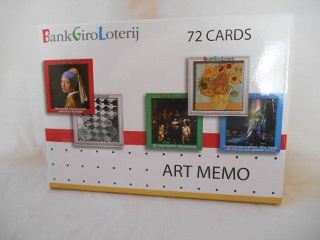ART MEMO - Memory spel met 72 kunstkaarten in nieuwstaat, Ophalen of Verzenden, Nieuw
