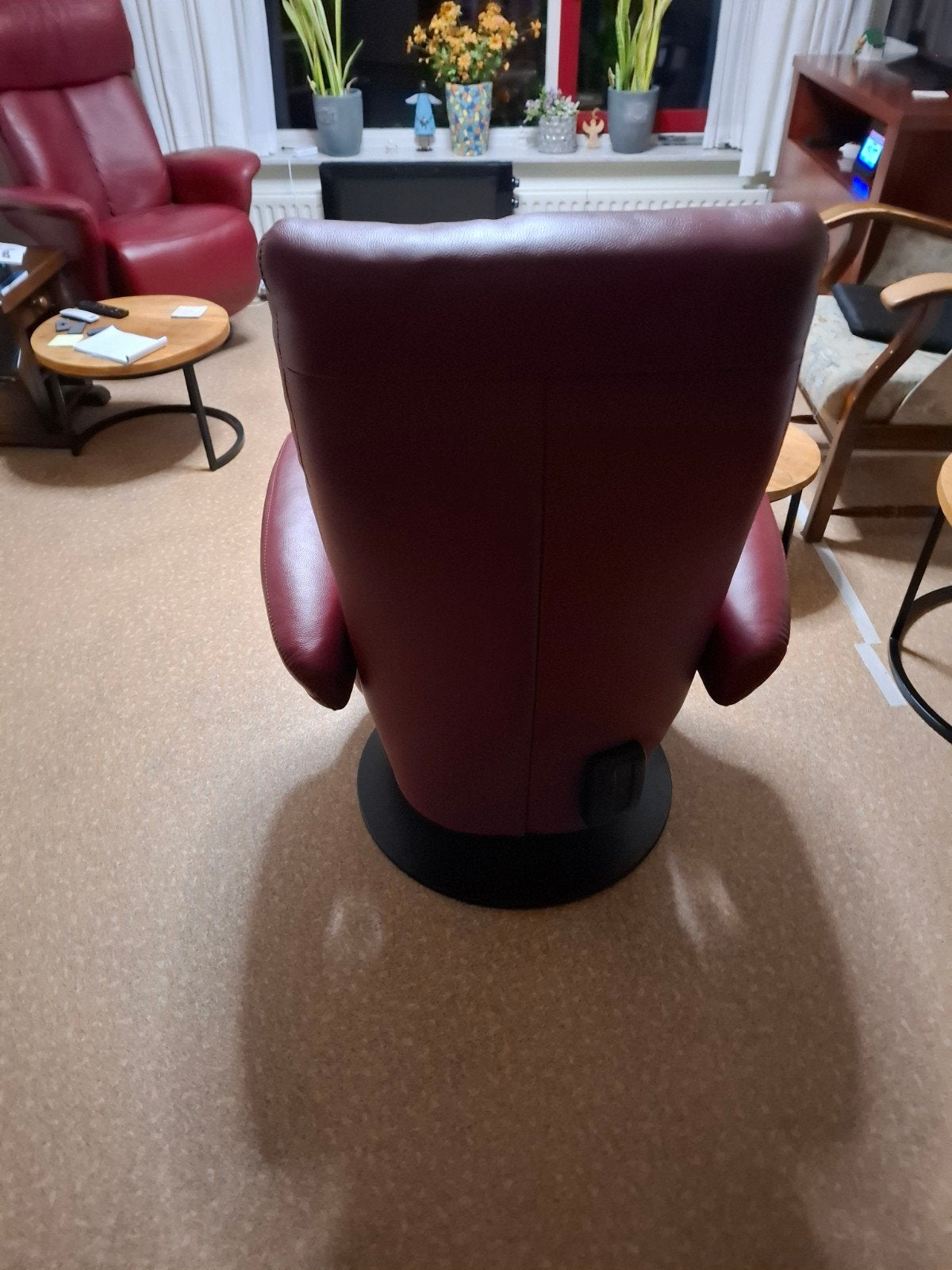Meubelzorg relaxfauteuil met accu, niet draaibaar, Ophalen, Gebruikt, Leer, Eén