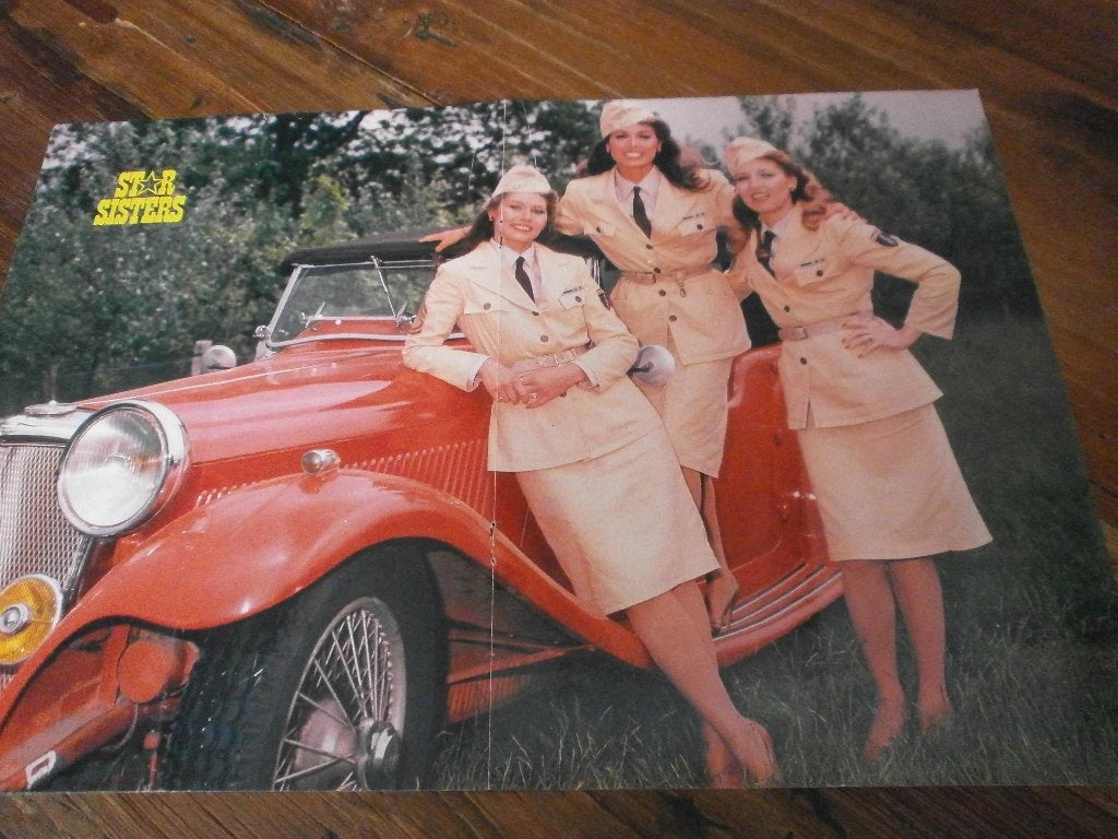 Leuke a3 poster jaren 80  Star Sisters met oa Patricia Paay, Verzamelen, Verzenden, Zo goed als nieuw, A1 t/m A3, Muziek