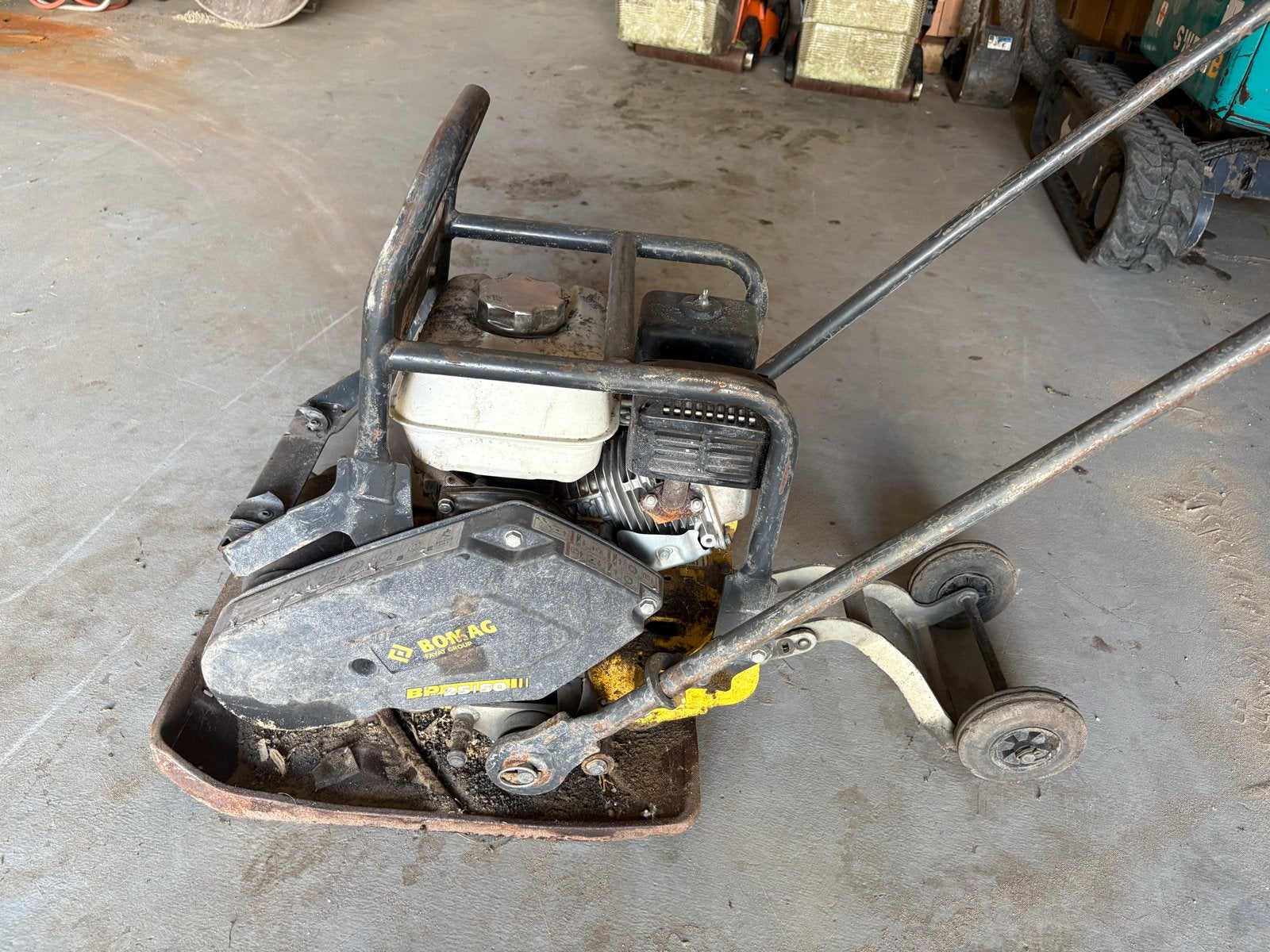 Bomag trilplaat BP 25/50 met Honda GX160 motor, Ophalen
