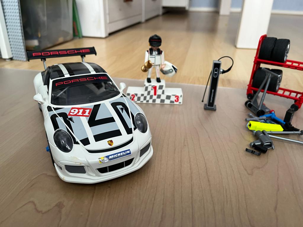 Playmobil Porsche 911 GT3 Cup (9225) - Complete set, Ophalen of Verzenden, Gebruikt, Complete set