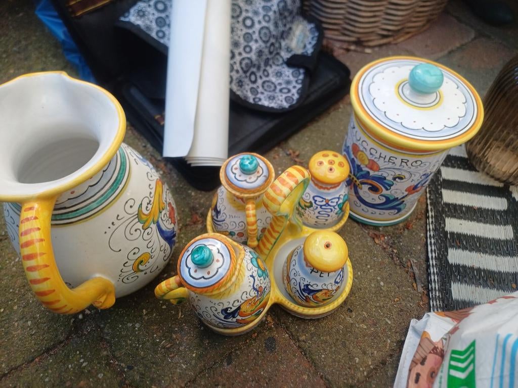 Italiaans keramiek uit Deruta, Ophalen of Verzenden