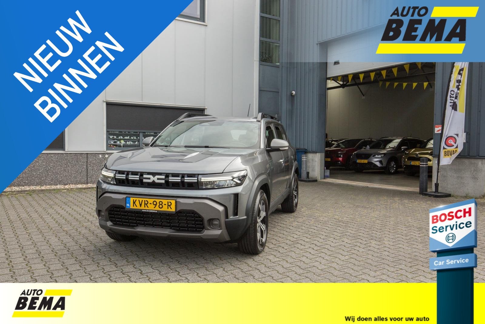 Dacia Duster 1.6 Hybrid 140 Expression, Auto's, Stof, Gebruikt, 4 cilinders, Duster