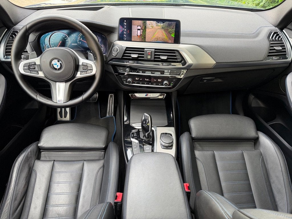 BMW X3 M40i xDrive High Executive Panoramadak HUD Elek Trekh, Auto's, BMW, Automaat, Gebruikt, Zwart, Blauw