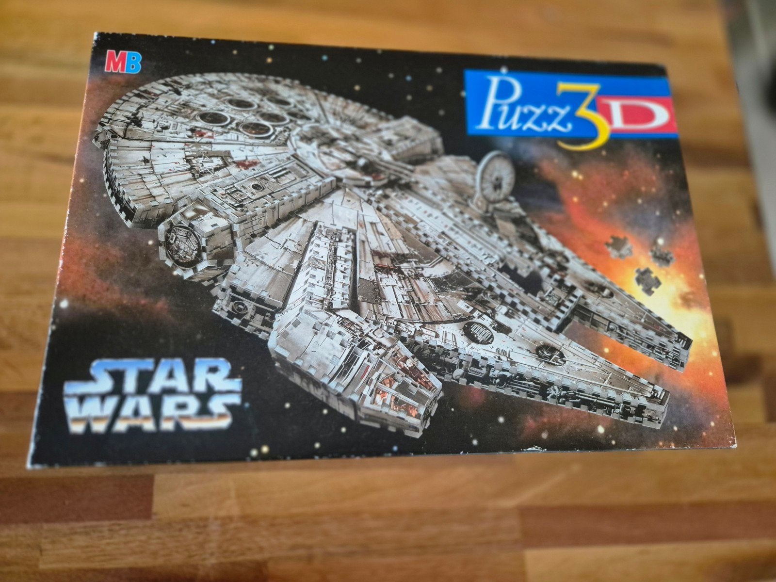 Vintage Star Wars Millennium Falcon Puzz 3D - 1995, Ophalen of Verzenden, Zo goed als nieuw, Spel