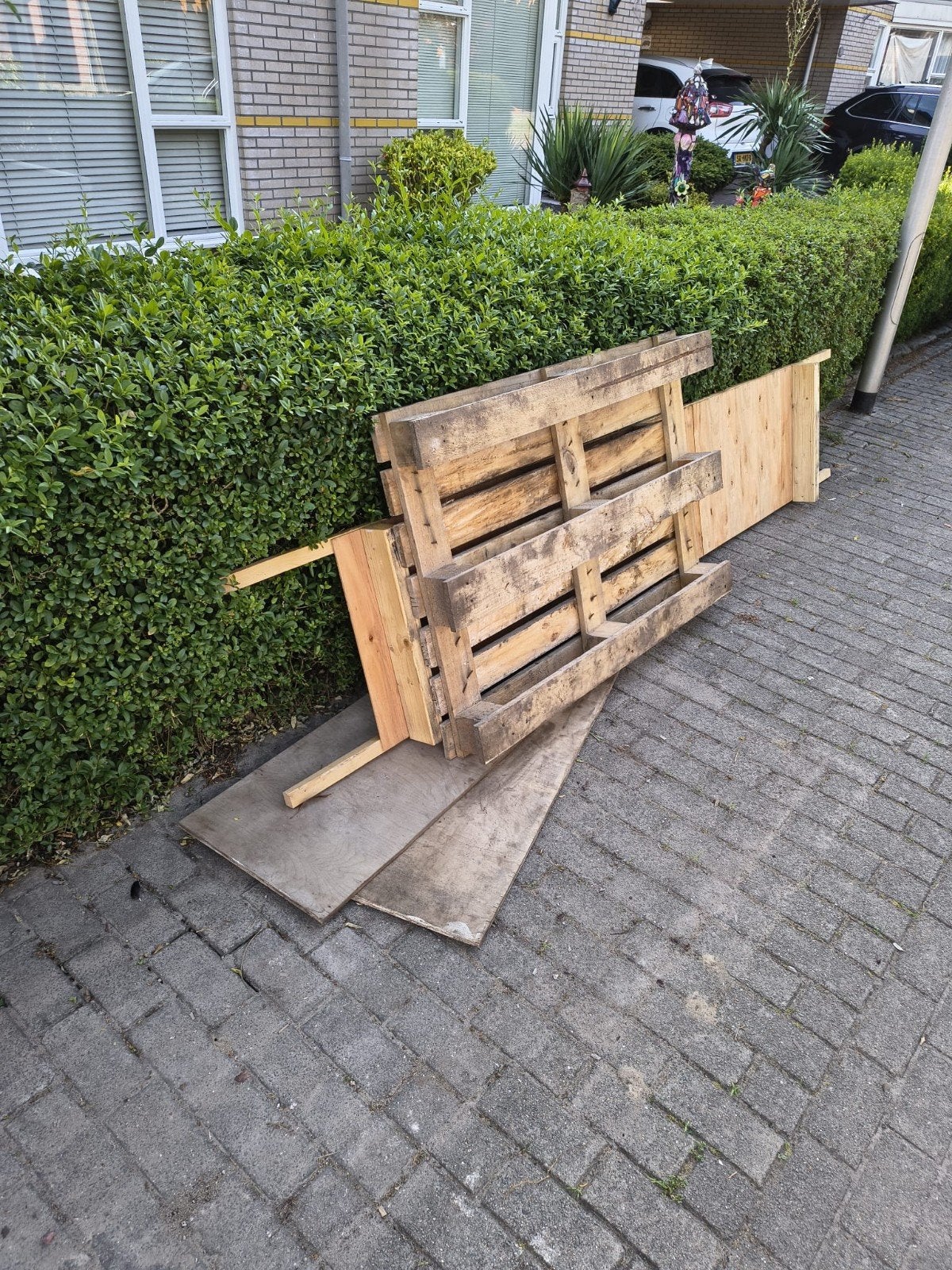 Gratis pallet , hout , brandhout, Ophalen, Overige houtsoorten, Minder dan 200 cm, Pallet