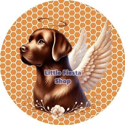 lf369 ouwel engel hond 20x4,7cm eetbare cupcake rondjes, Ophalen of Verzenden, Nieuw, Cupcakes, Versiering
