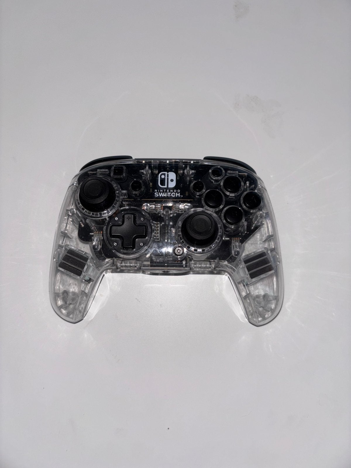 Doorzichtige bedrade controller voor Nintendo Switch, Ophalen of Verzenden, Zo goed als nieuw, Switch, Overige controllers