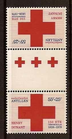 Nederlandse Antillen 591a postfris Brugpaar 1978, Ophalen of Verzenden, Postfris