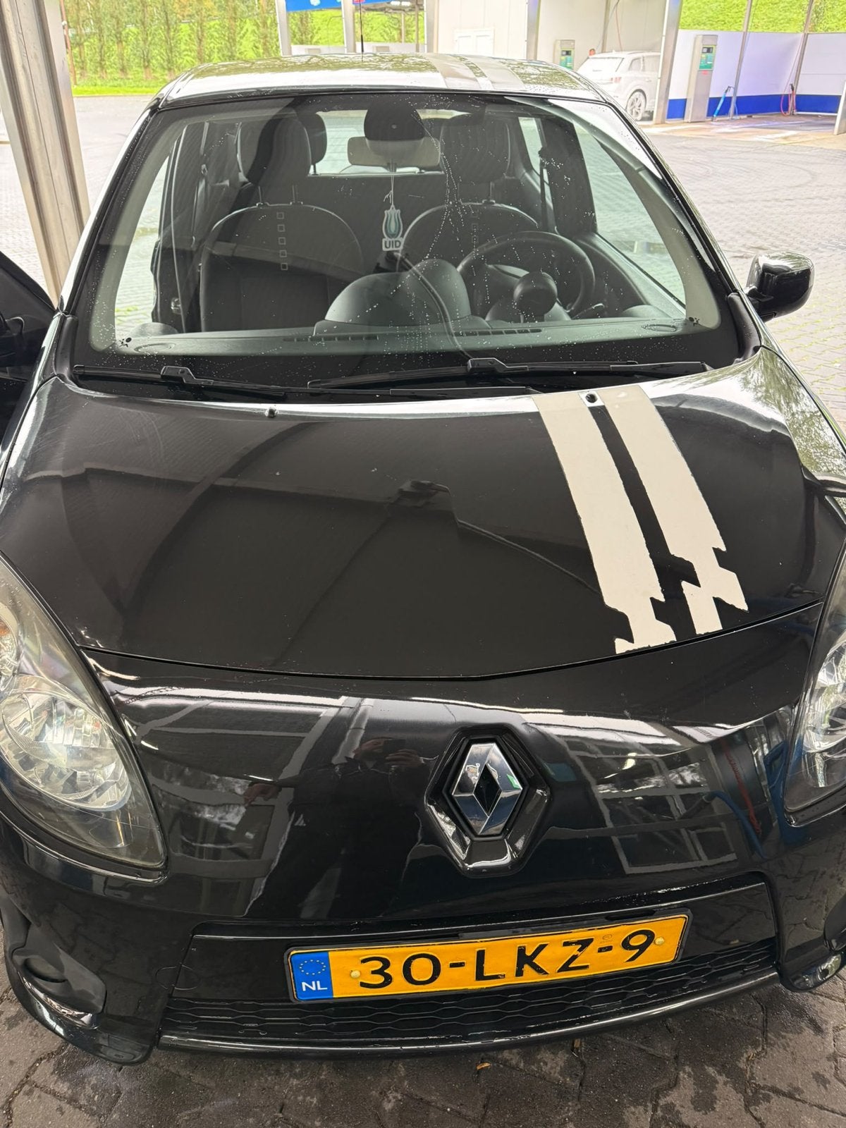 Renault Twingo 1.2 16V 2010 Zwart, Auto's, 839 kg, Twingo, 4 cilinders, 4 stoelen