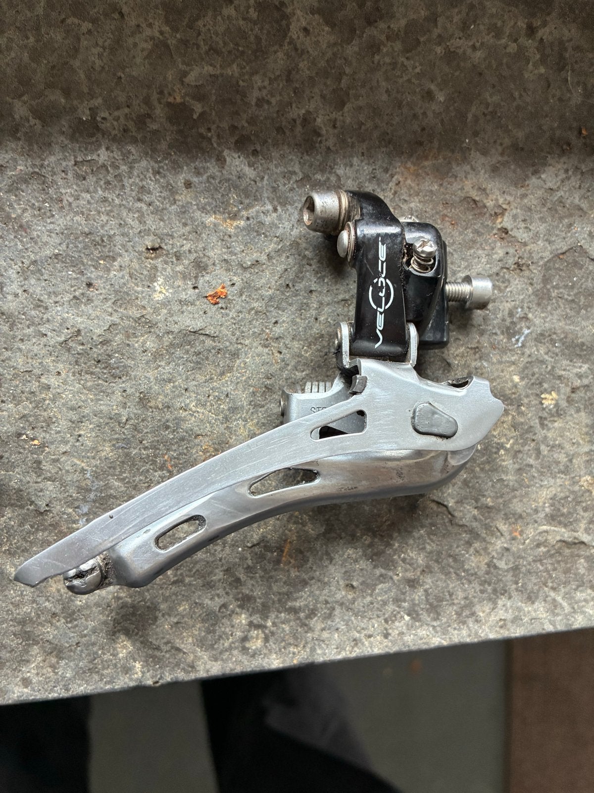 Campagnolo Veloce 2x10 Voorderailleur, Fietsen en Brommers, Ophalen of Verzenden, Gebruikt, Racefiets, Derailleur of Ketting