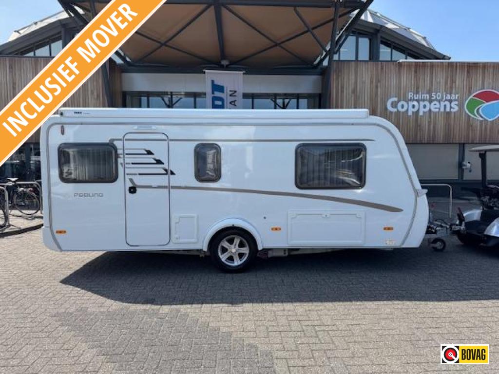 Eriba Feeling 470 2017 MOVER + LUIFEL!!!, Caravans en Kamperen, Caravans, Overige typen, Bedrijf, Treinzit, Schokbreker
