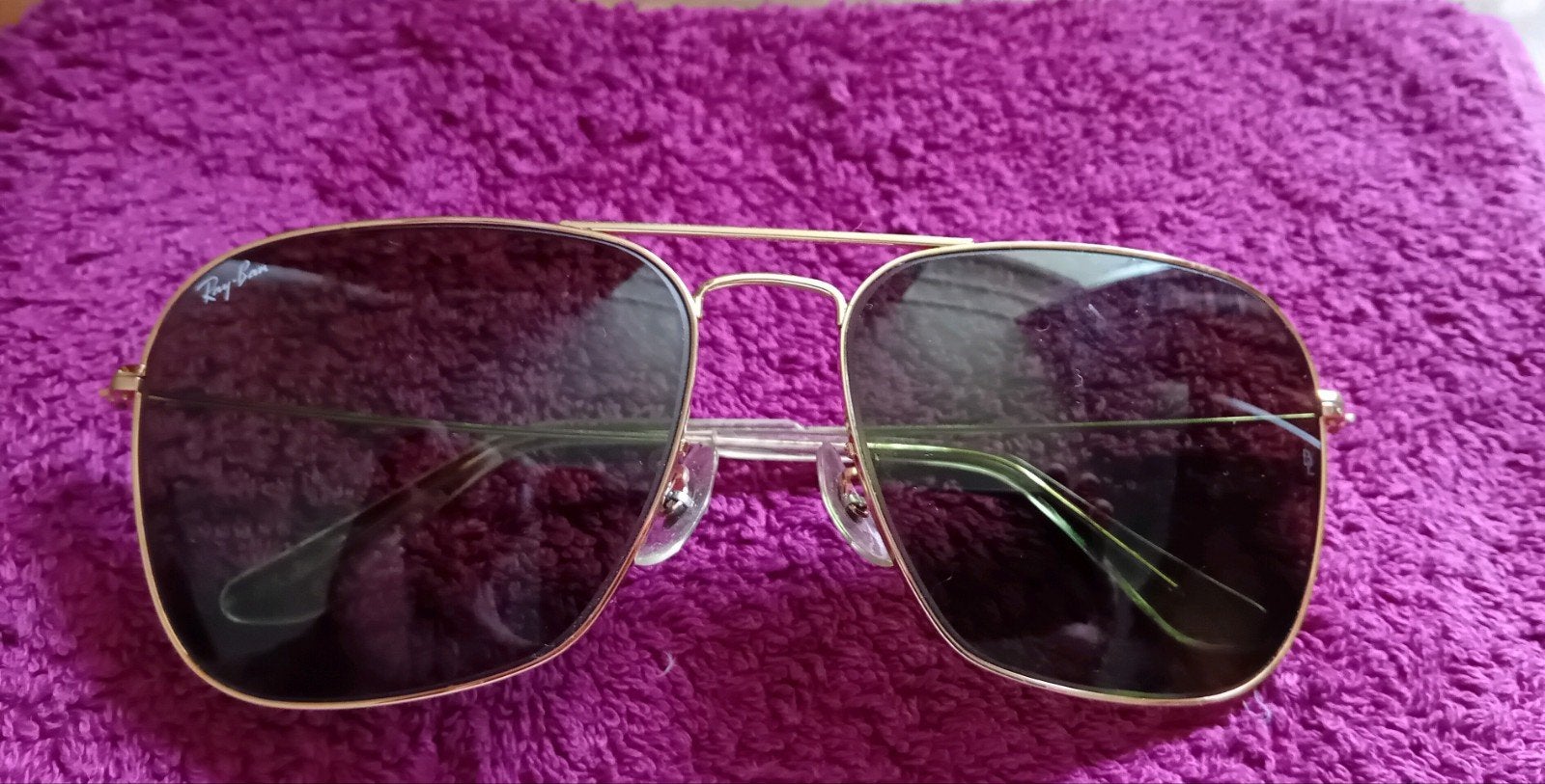 Vintage Ray-Ban B&L Zonnebril - Goudkleurig Montuur, Zonnebril, Overige kleuren, Ophalen of Verzenden, Zo goed als nieuw
