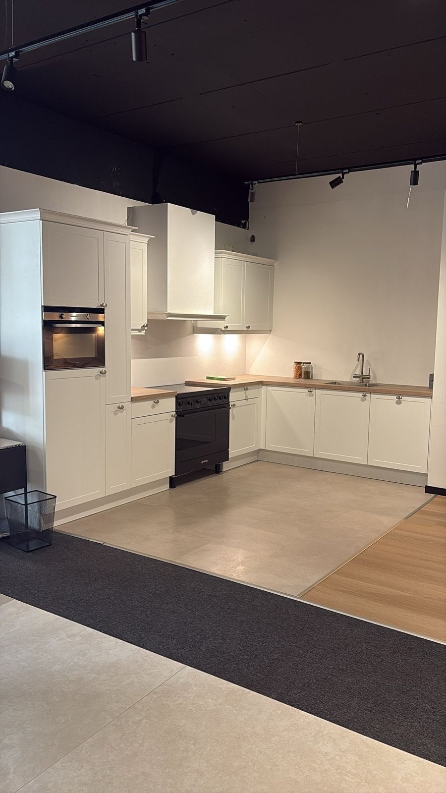 Nieuwe complete keuken (excl. afzuiger, oven, kookplaat), Wit, Hoekkeuken, Nieuw, Ophalen of Verzenden