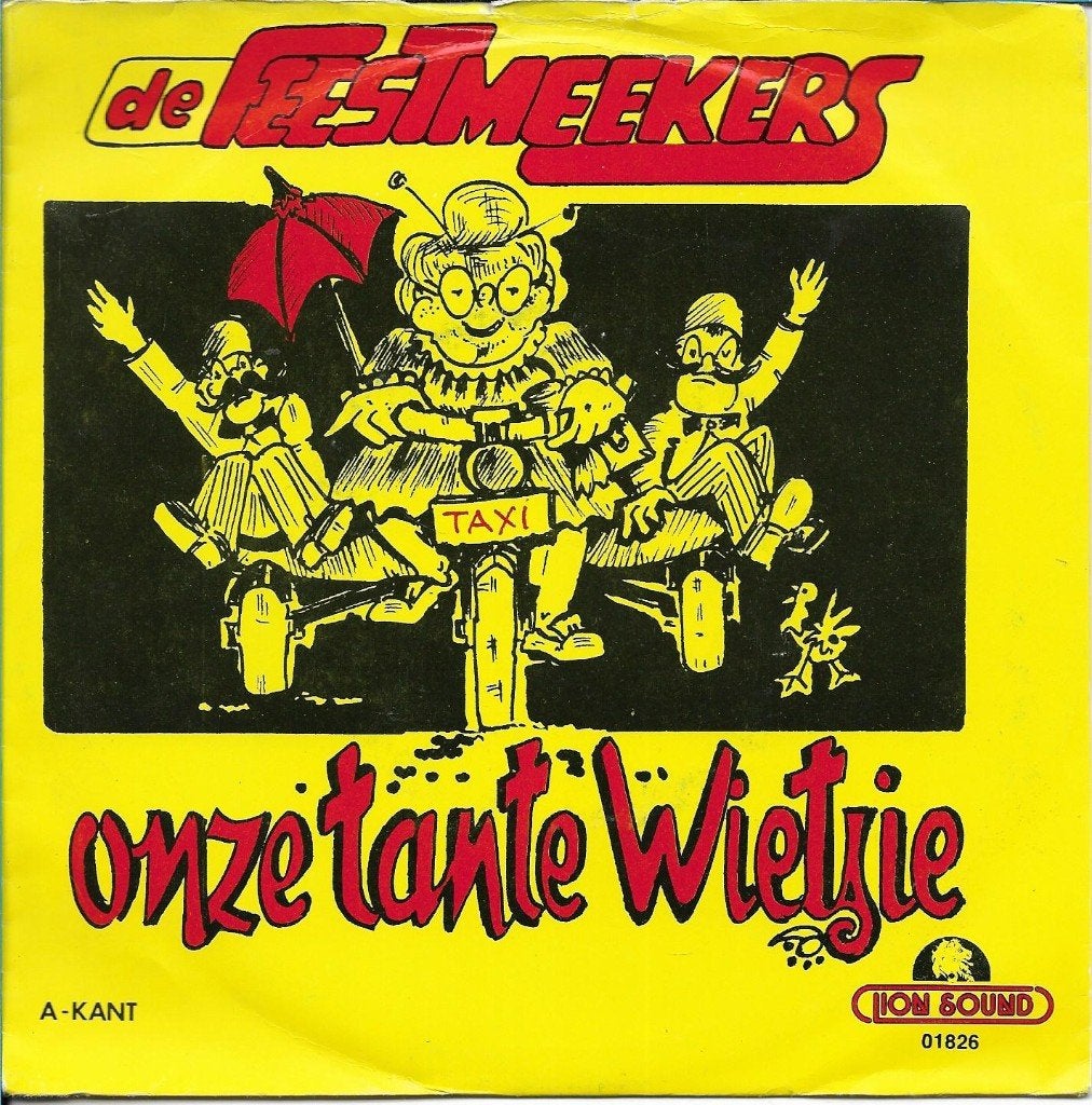 De Feestmeekers - Tante Wietsie, Ophalen of Verzenden, Zo goed als nieuw, 7 inch, Nederlandstalig