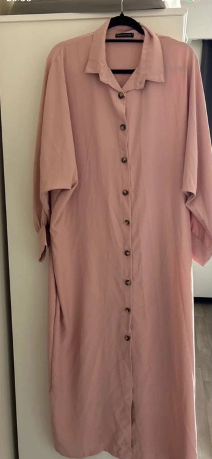 New Collection lange jurk Maat 44/46, Kleding | Dames, Jurken, Maat 46/48 (XL) of groter, Nieuw, Ophalen of Verzenden, Roze