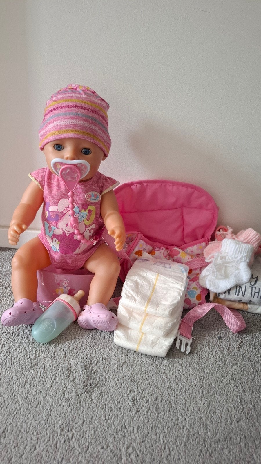 baby born, Kinderen en Baby's, Ophalen of Verzenden, Gebruikt, Babypop