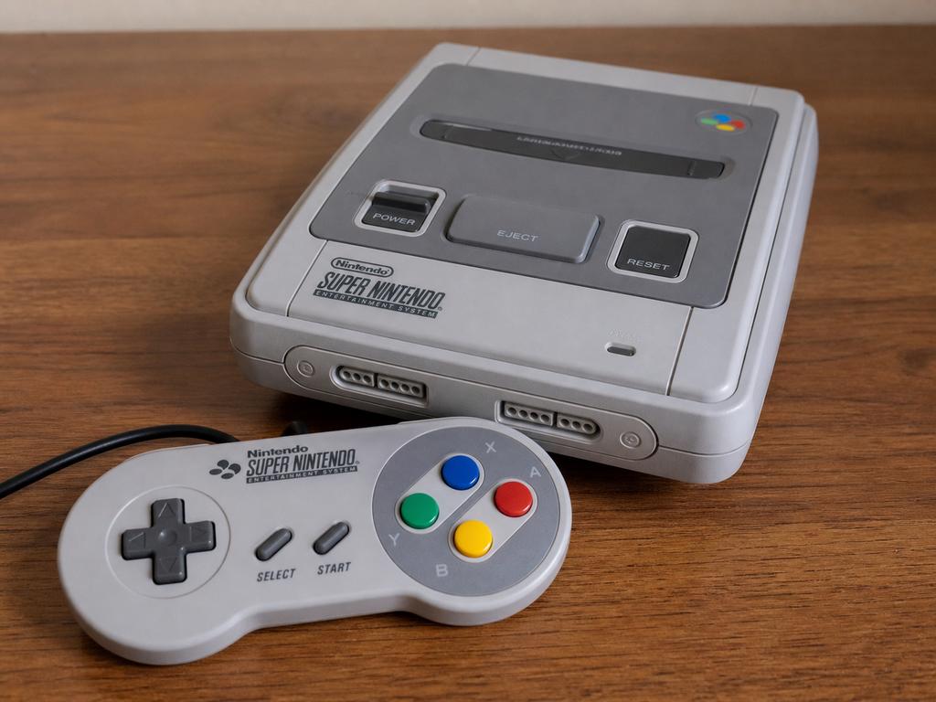Super Nintendo Entertainment System (SNES) Console, Gebruikt, Overige genres, 2 spelers, Eén computer