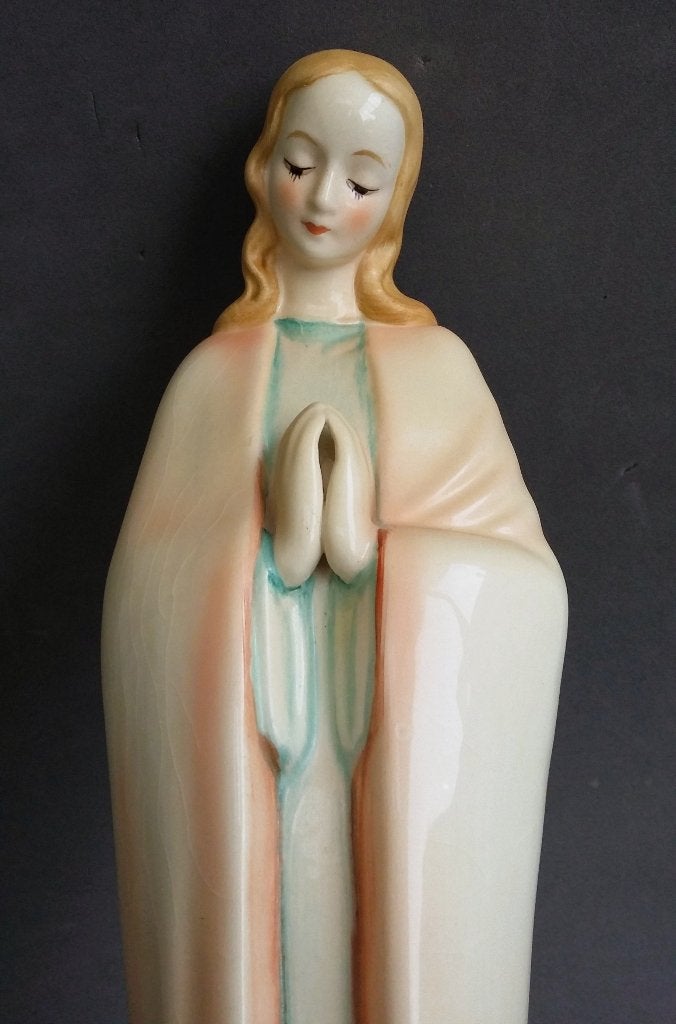 Om 1940-1950 GROOT Goebel Beeld Maria Kind Mantel Madonna, Ophalen of Verzenden