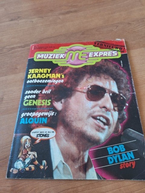 Muziek Expres 1975 Dylan Genesis Steve Harley Deep Purple, Verzenden, Gelezen, Muziek, Film of Tv