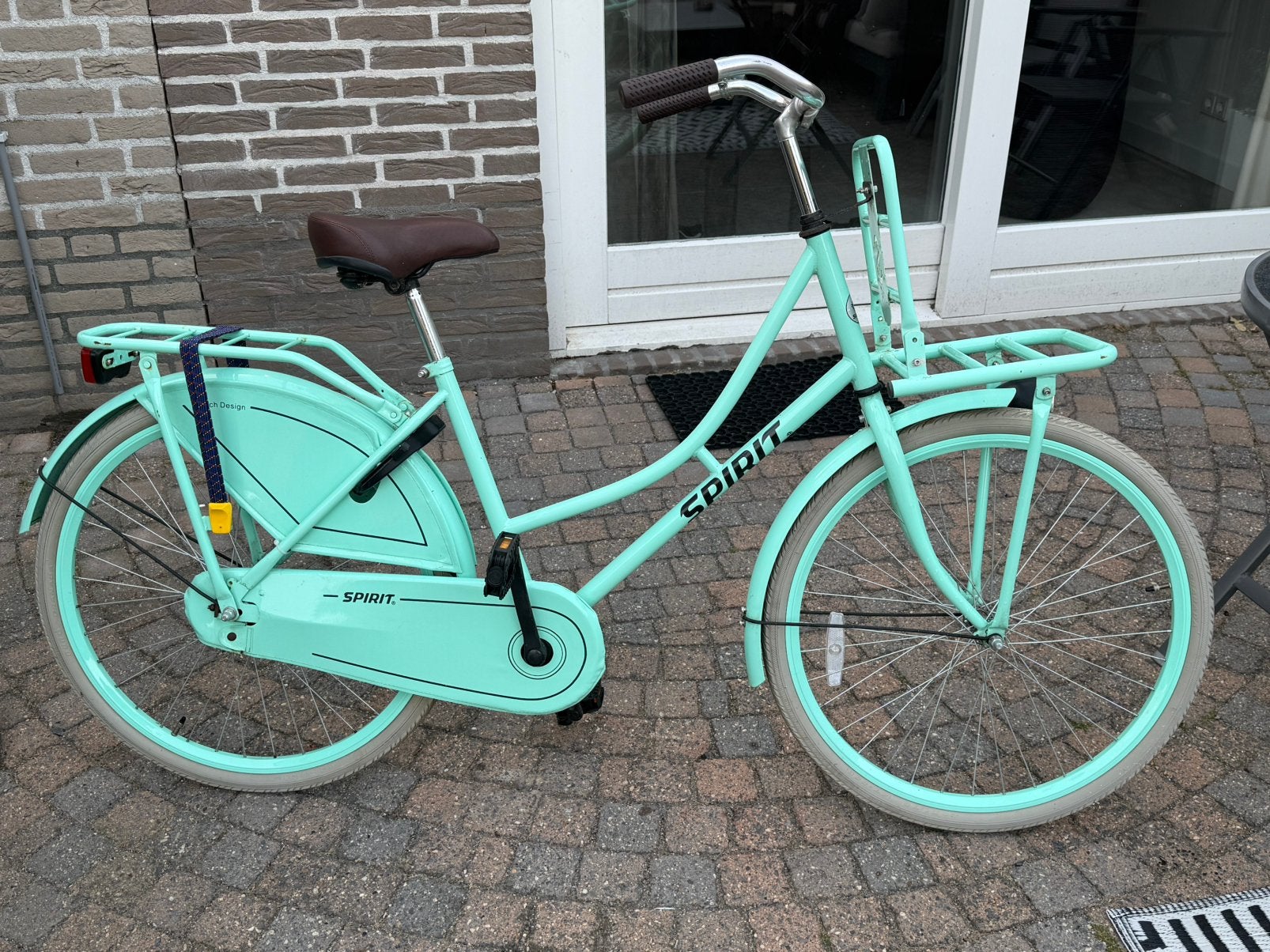 Spirit Cargofiets / Transportfiets | Mintgroen, Ophalen of Verzenden, Zo goed als nieuw, Terugtraprem, Overige merken