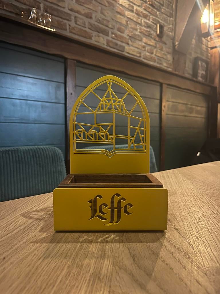 Leffe menuhouder, Verzamelen, Biermerken, Ophalen of Verzenden, Nieuw, Overige typen, Leffe