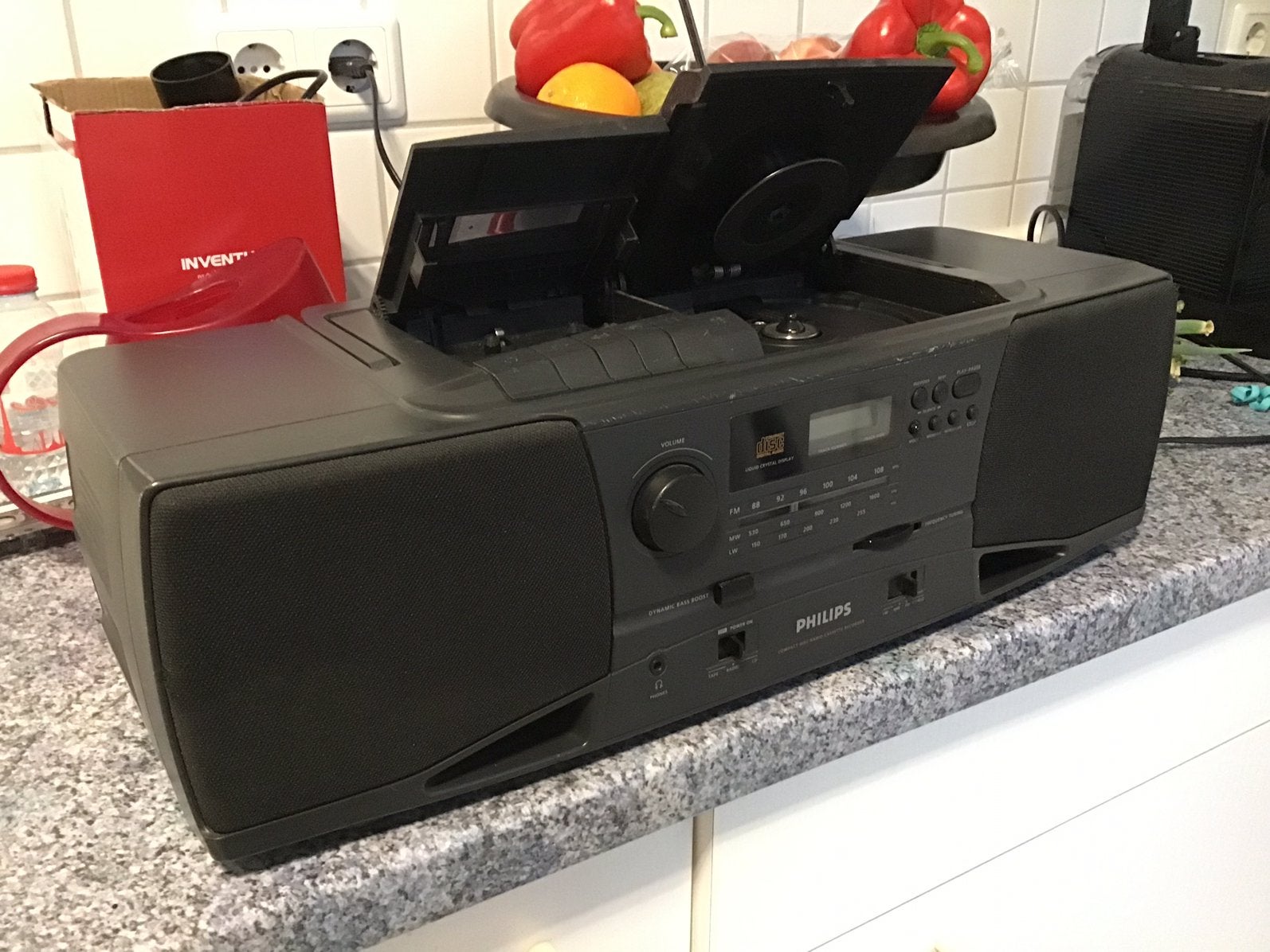 Philips CD, radio, cassete speler, Audio, Tv en Foto, Home Cinema-sets, Philips, Blu-ray-speler, Ophalen of Verzenden, Gebruikt