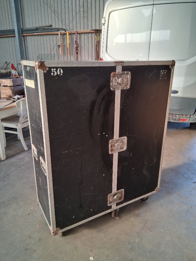 tweedelige flightcase, Ophalen, Gebruikt