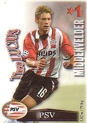 Voetbalplaatje	Theo Lucius	PSV	All Stars, Verzenden, Zo goed als nieuw, PSV, Poster, Plaatje of Sticker
