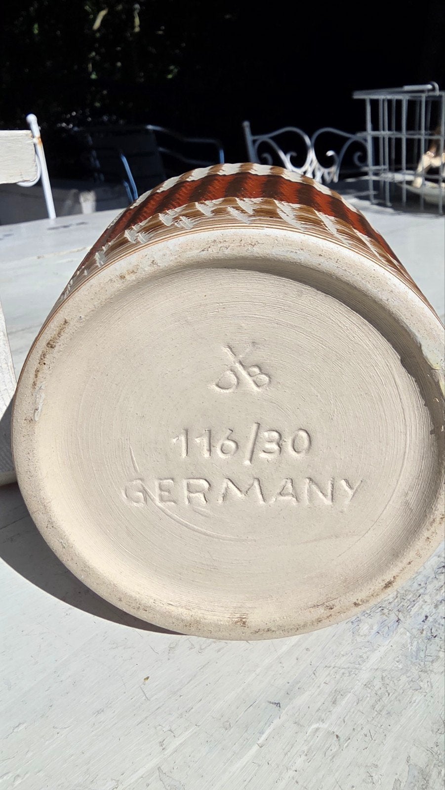 Vintage West Germany vaas van Dümler&Breiden, H 30cm, Ophalen of Verzenden