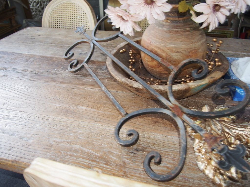 Oud smeedijzeren ornament voor binnen of buiten, Ophalen