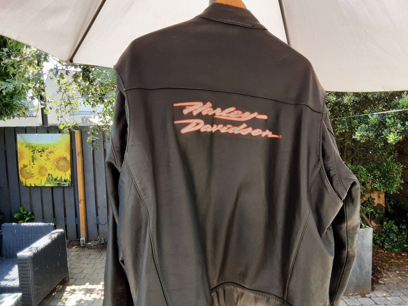 Lederen motorjas HARLEY-DAVIDSON. Maat 2xXL ., Motoren, Kleding | Motorkleding, Ophalen of Verzenden, Tweedehands, Jas | leer