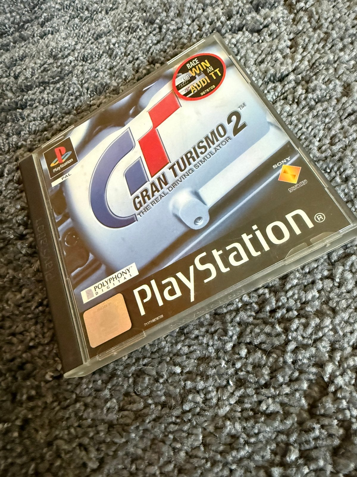 Gran turismo 2 playstation 1 spel cd zelf lijkt defect, Verzenden, 1 speler, Racen en Vliegen, Niet werkend