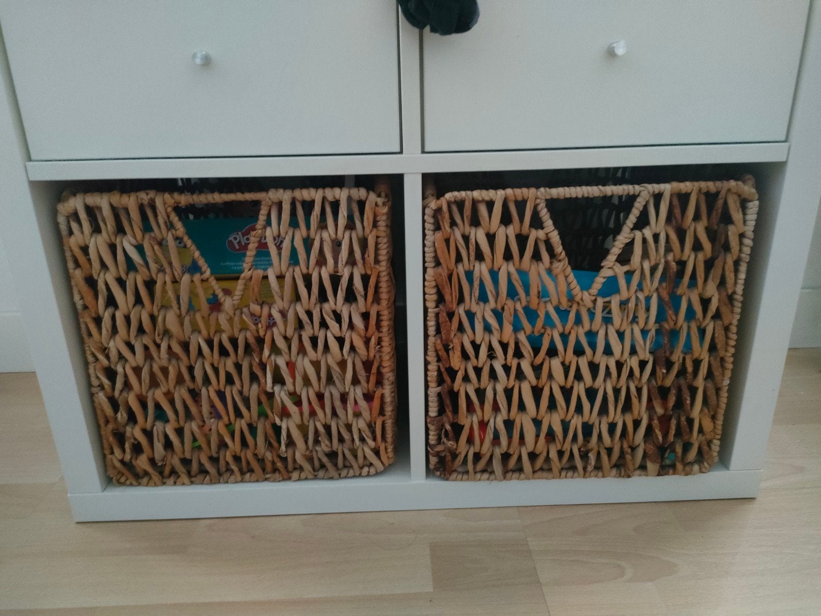 Gezocht: 2x Ikea kallax manden zeegras, Ophalen of Verzenden, Zo goed als nieuw