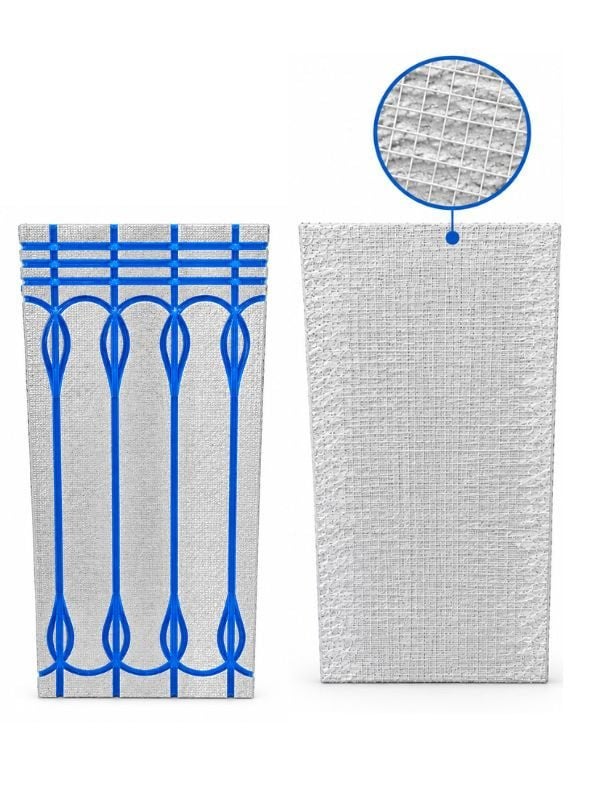 Vloerverwarming tegelplaat 25 mm hoog tbv buis 16 mm actie, 60 cm of meer, Nieuw, Ophalen of Verzenden, 10 m² of meer