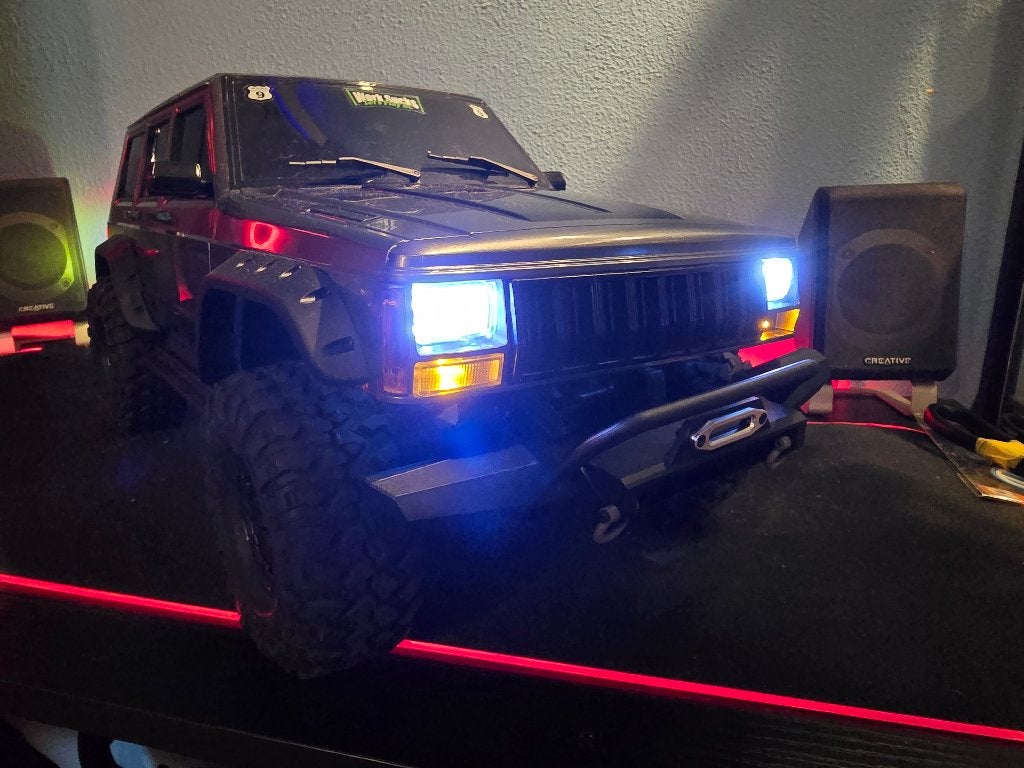 Traxxas TRX-4 jeep, Ophalen of Verzenden, Zo goed als nieuw, 1:5 t/m 1:8, Auto
