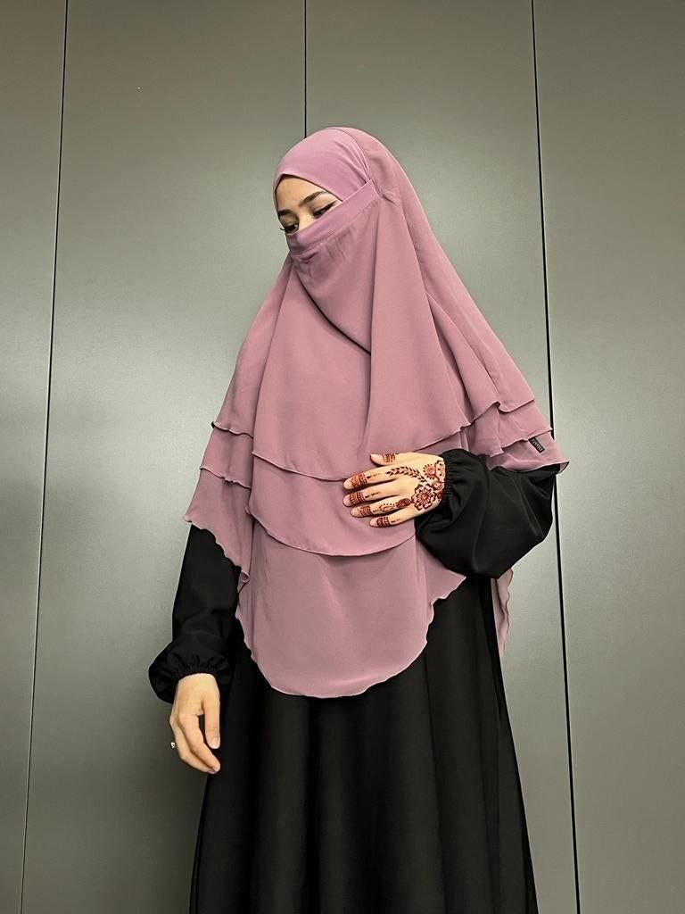 Khimar van Djasia , khimaar, jilbab, jalaba, hijab,sjaal, Ophalen of Verzenden, Nieuw, Onder de knie