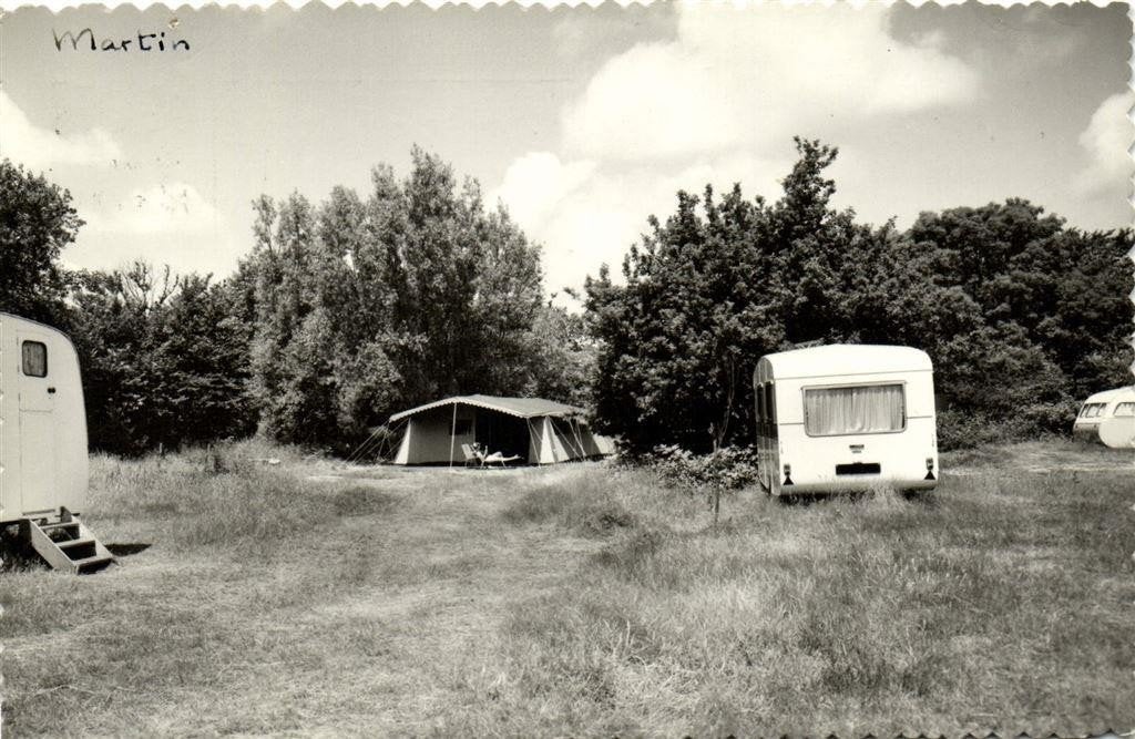 Vakantie-oord Wilhelminahoeve, Renesse - tent caravan - 1964, Ophalen of Verzenden, 1960 tot 1980, Gelopen, Zeeland