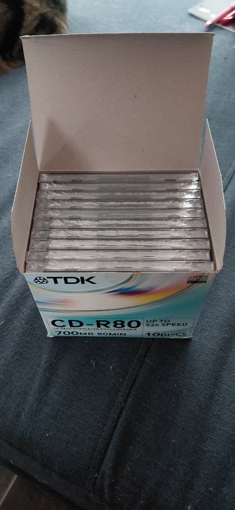 Cd-R80, Herschrijfbaar, Overige typen, Ophalen of Verzenden, Nieuw