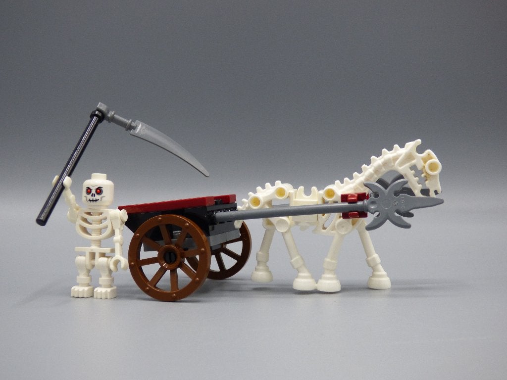 lego 5372 Skeleton Chariot - zeldzaam, Gebruikt, Lego, Ophalen of Verzenden, Complete set
