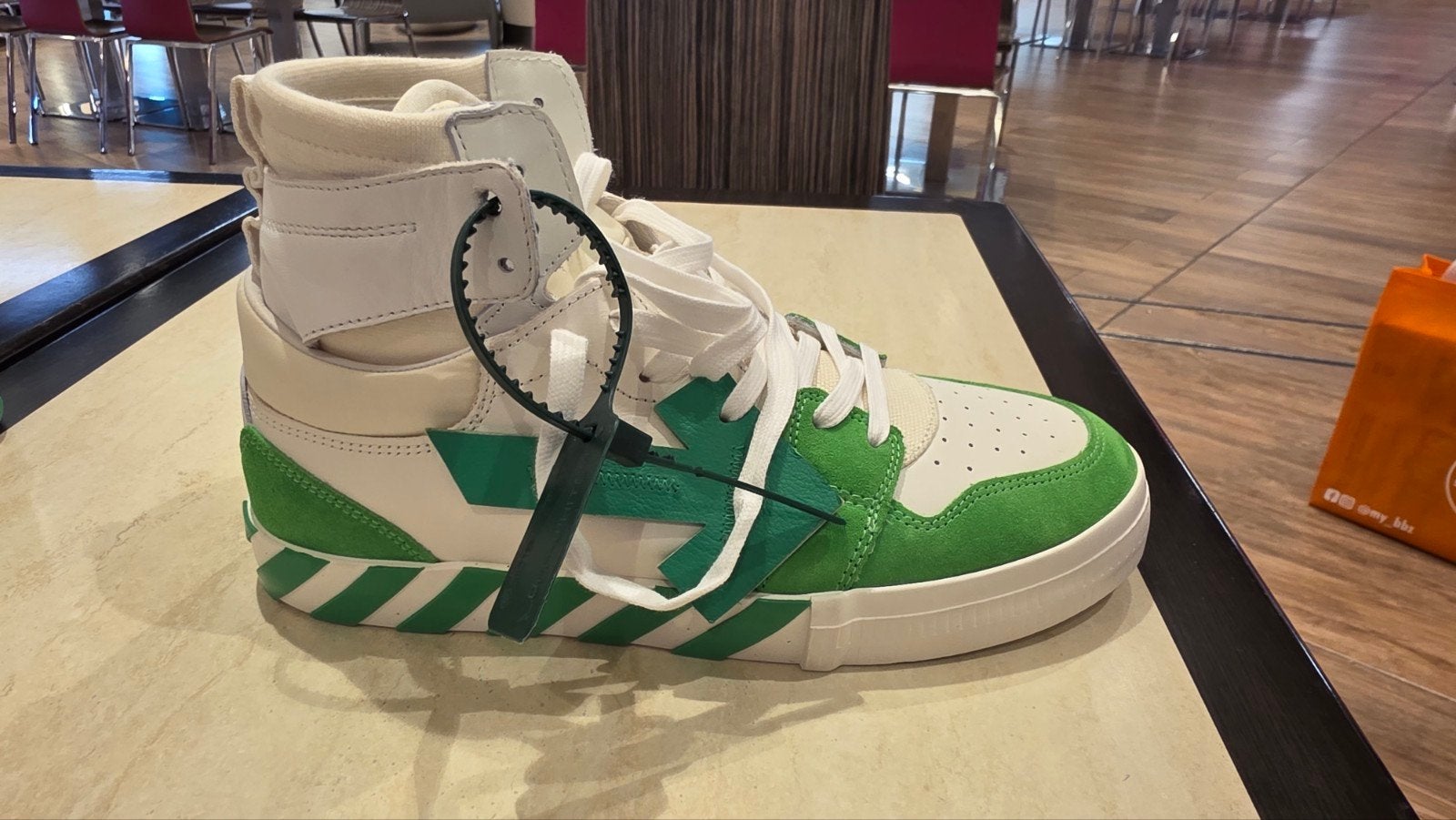 Off-White Vulcanized High Top Sneakers Groen, Overige kleuren, Off White, Nieuw, Ophalen of Verzenden
