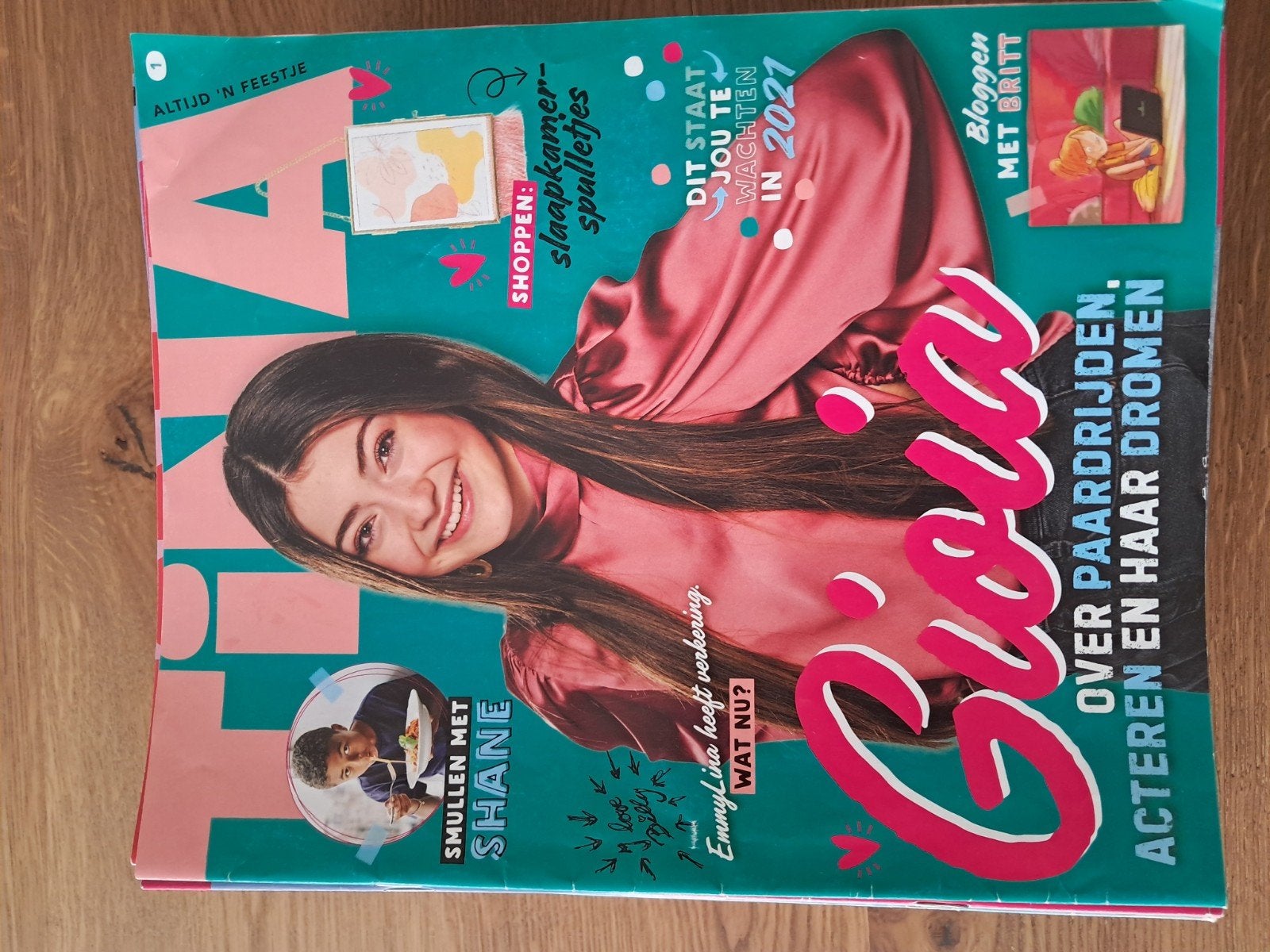 Grote stapel Tina tijdschriften, Ophalen of Verzenden, Gelezen, Damesbladen