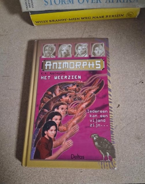 Animorphs: Het Weerzien - K.A. Applegate (Deltas), Boeken, Ophalen of Verzenden, K.A. Applegate, 20e eeuw of later, Gelezen