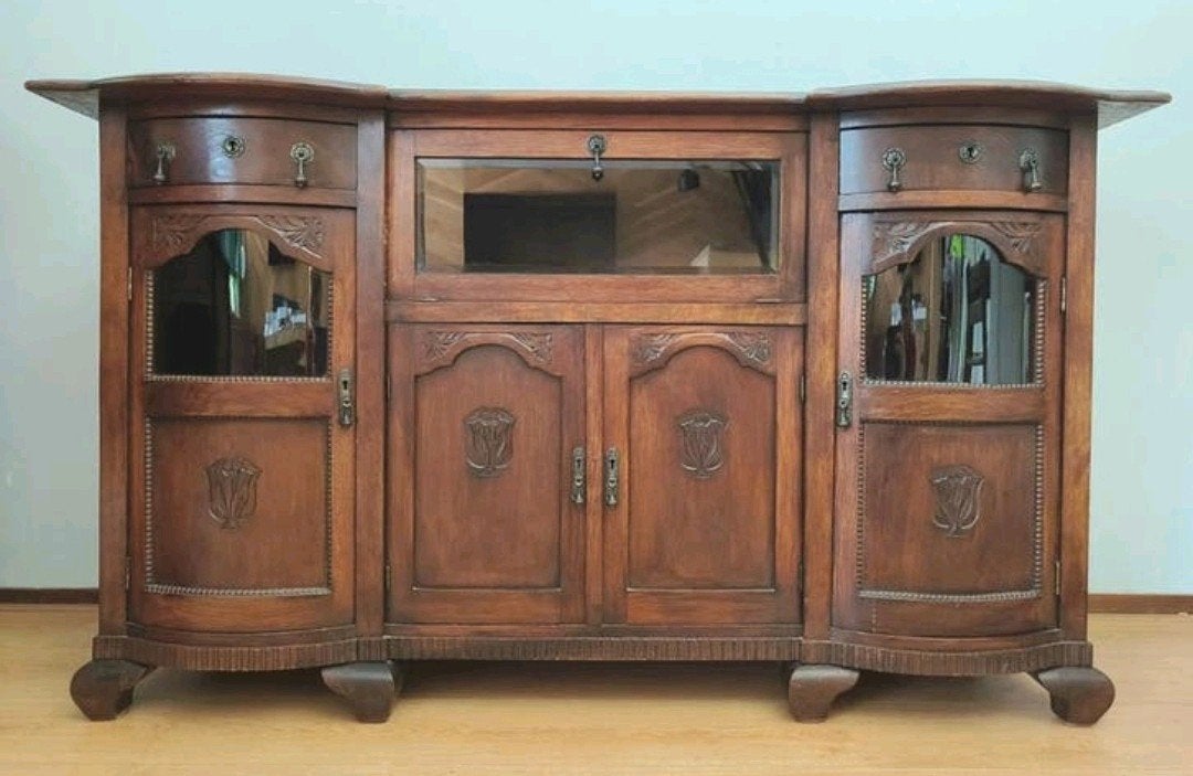 Prachtige antiek commode / dressoir ladekast brocante kast, Kinderen en Baby's, Kinderkamer | Commodes en Kasten, 50 tot 70 cm