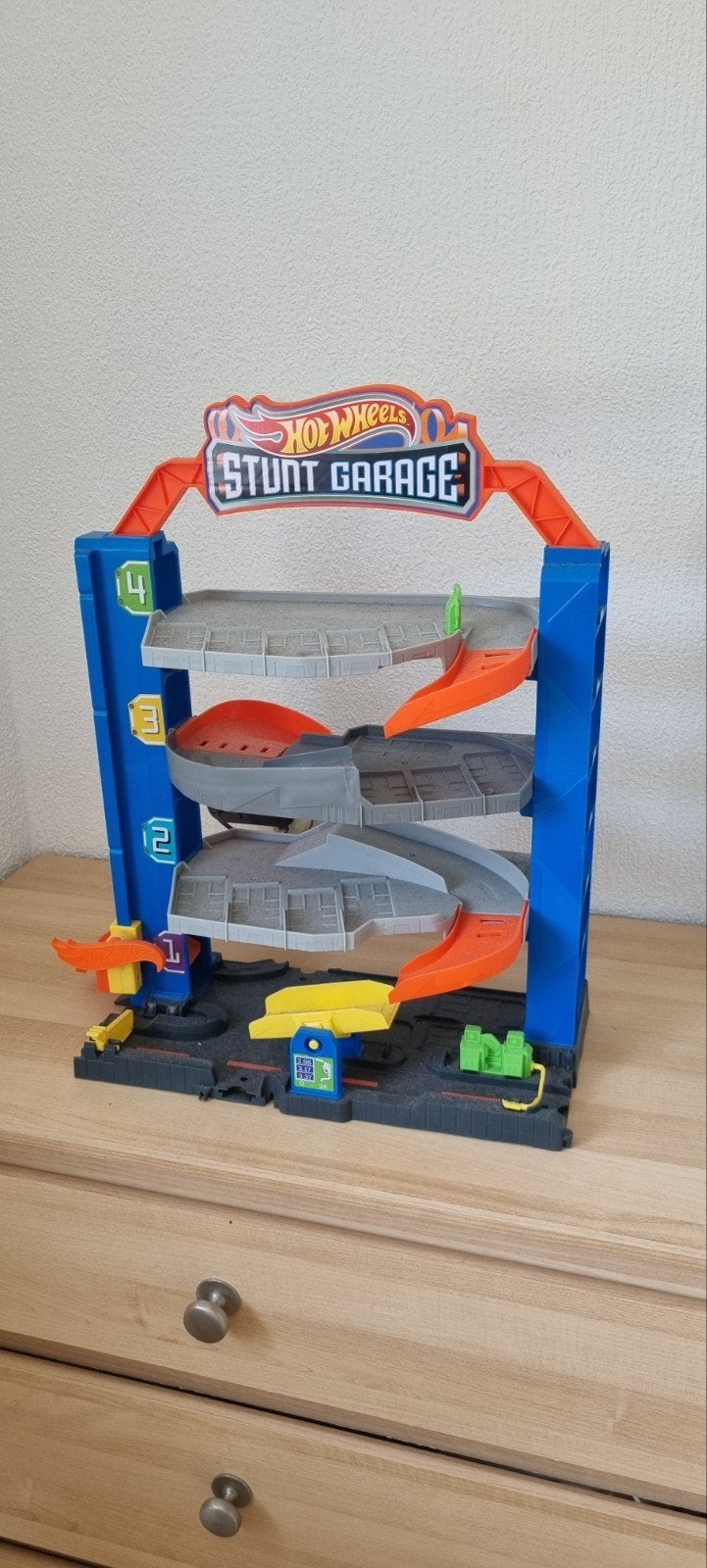 Speelgoed garage, Hot Wheels Stunt garage, Ophalen of Verzenden, Gebruikt