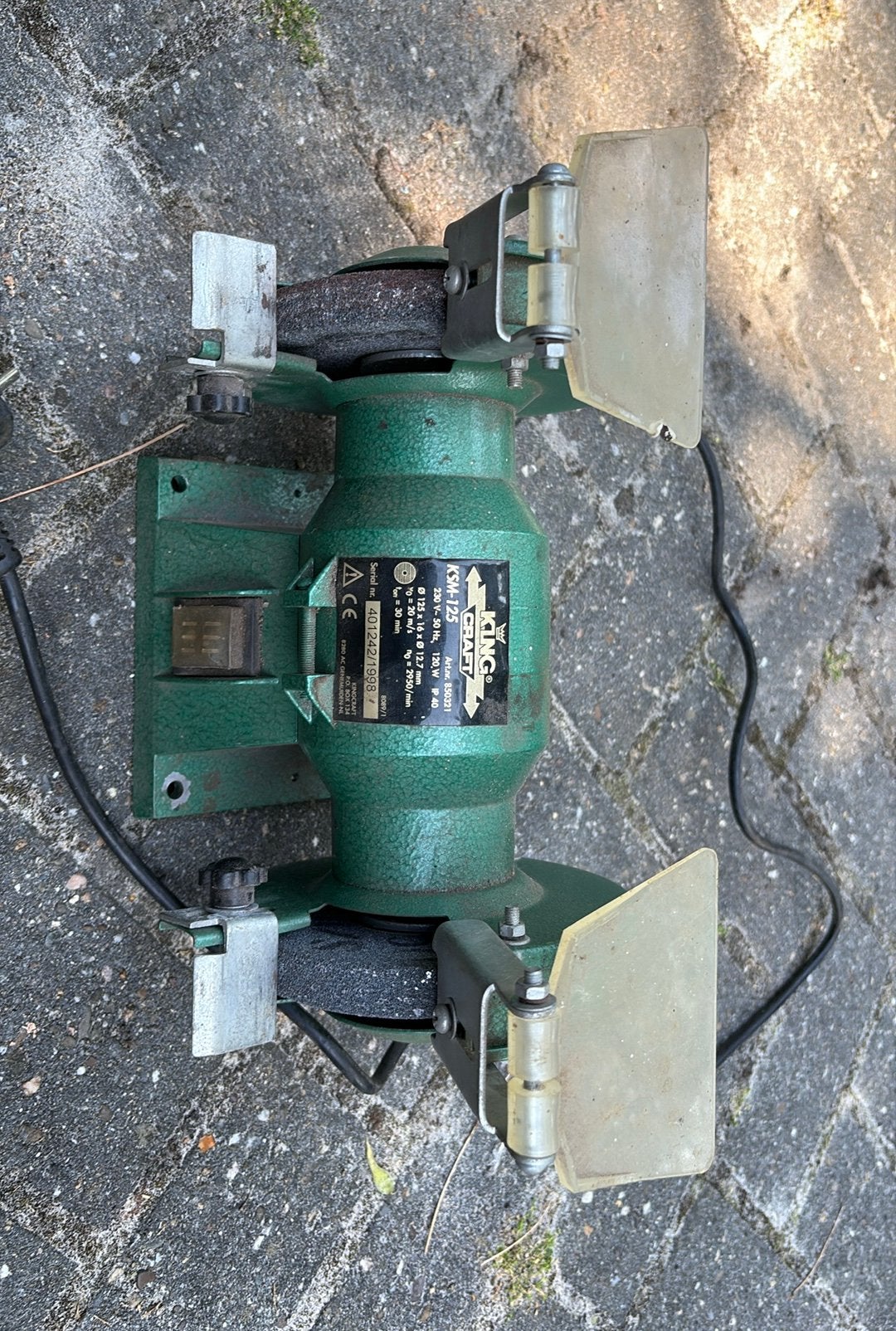 King craft slijpmachine, Ophalen, Gebruikt, Minder dan 700 watt, Werkbankslijpmachine