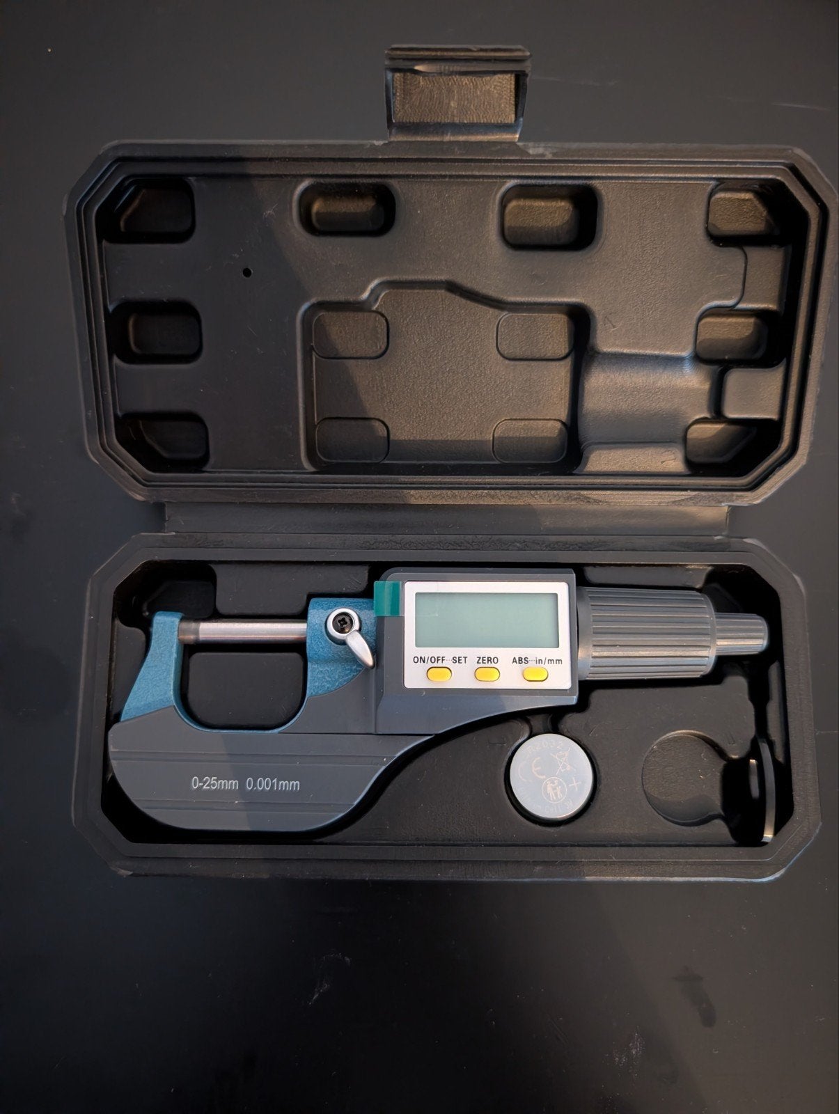 Digitale Buitenmicrometer 0-25mm (0.001mm) - Nieuw, Ophalen of Verzenden, Nieuw, Afstand
