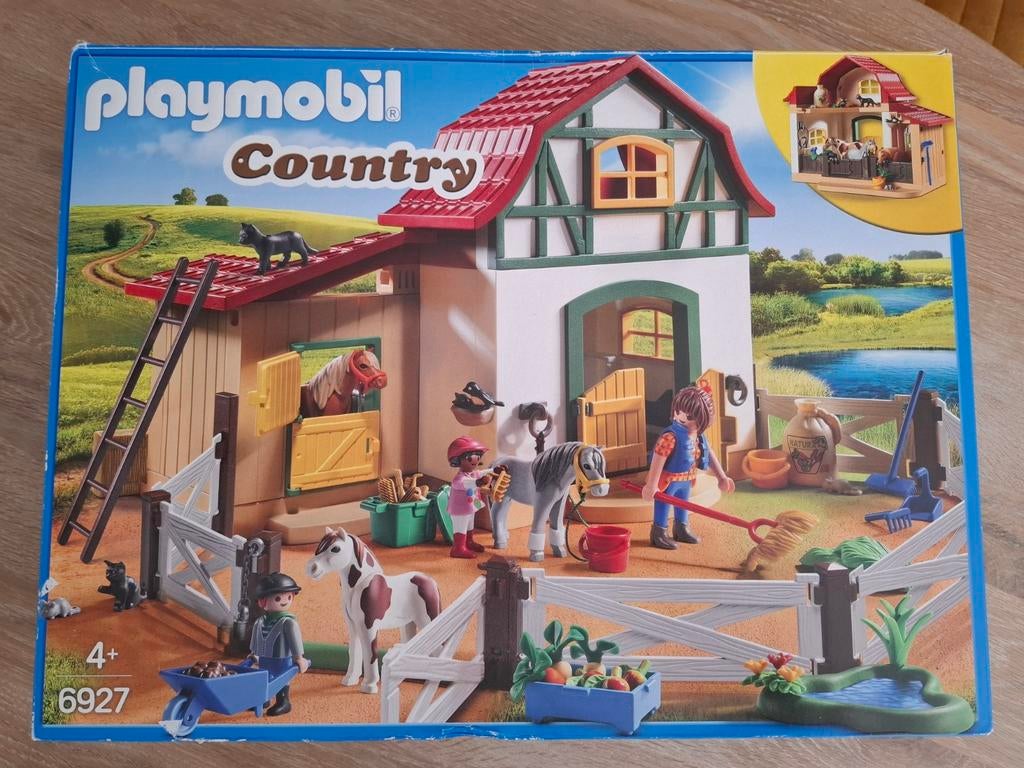 Playmobil Country Paardenstal 6927, Ophalen of Verzenden, Zo goed als nieuw