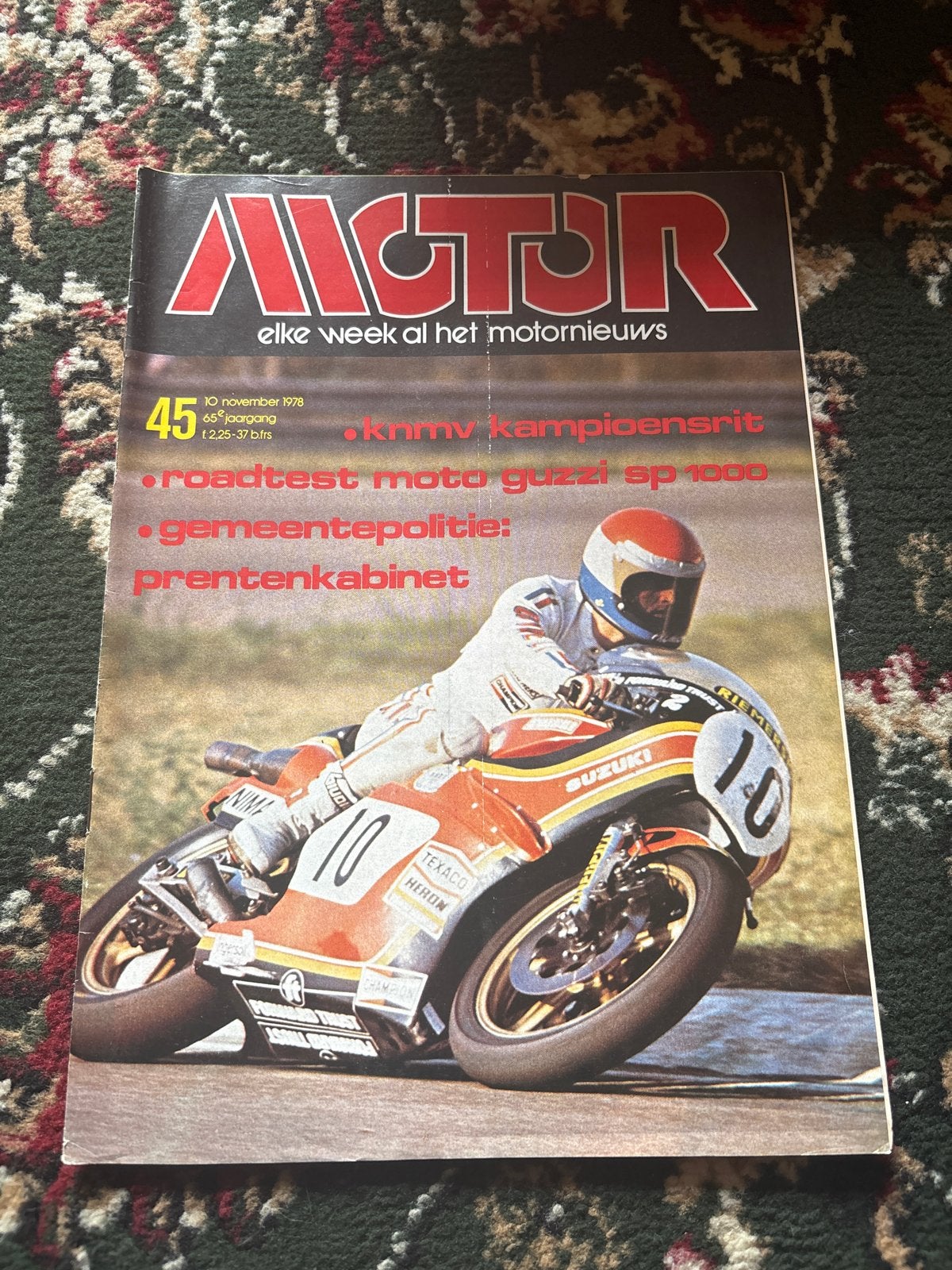 Motor Magazine 1978 - Moto Guzzi SP 1000 Roadtest, Ophalen of Verzenden, Gelezen, Algemeen